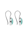 Chroma Silver Aqua Chalcedony Earrings