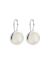 Chroma Silver Moonstone Chalcedony Earrings