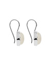 Chroma Silver Moonstone Chalcedony Earrings