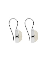 Chroma Silver Moonstone Chalcedony Earrings