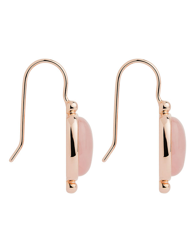 Fleur Rose Quartz Earrings
