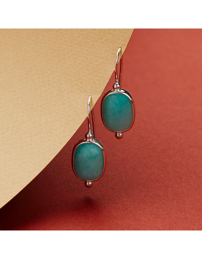 Fleur Amazonite Earrings