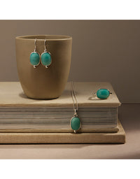Fleur Amazonite Earrings