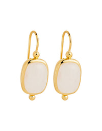 Fleur Rainbow Moonstone Earrings
