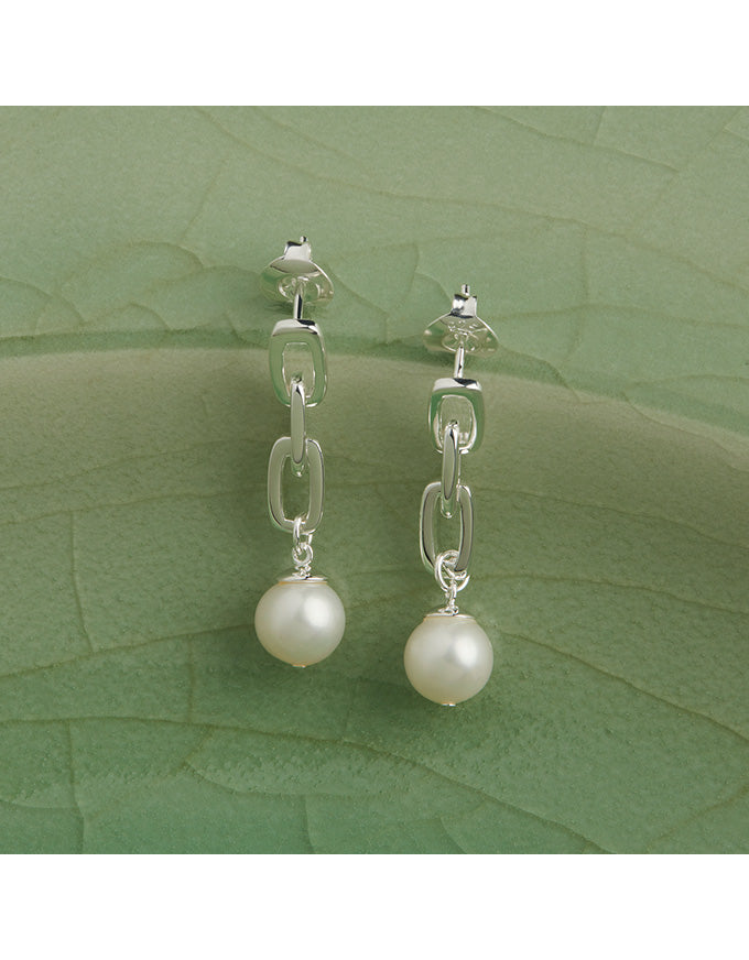 Clair de Lune Earrings Silver