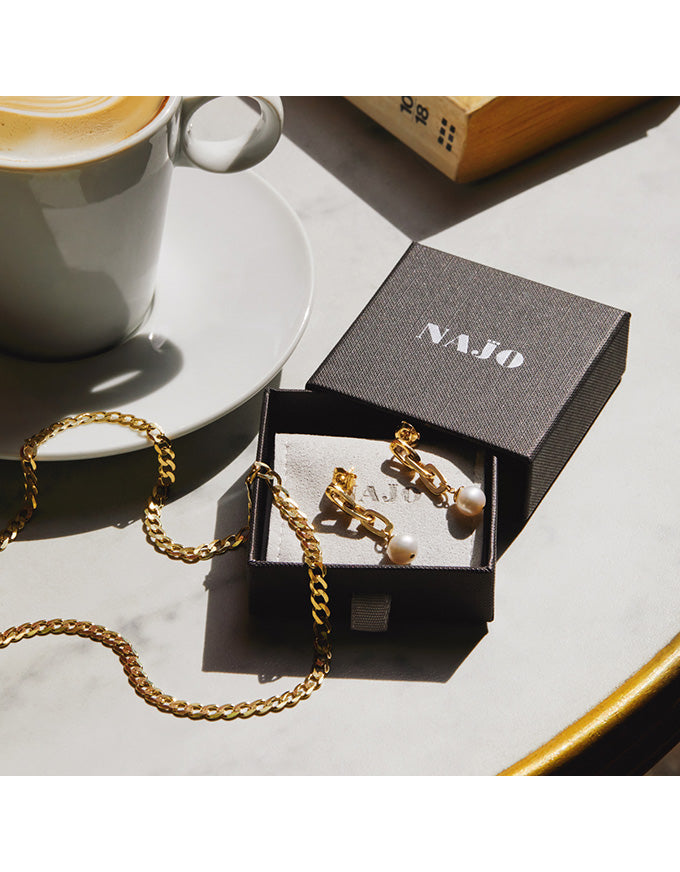 Clair de Lune Earrings Gold