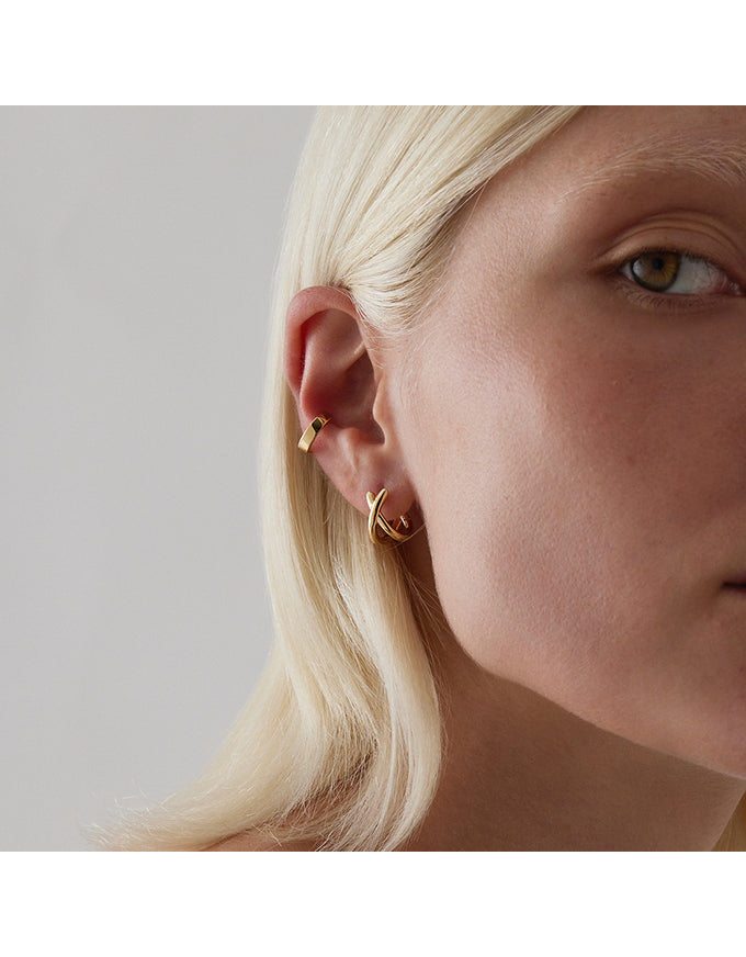 Aurelia Yellow Gold Ear Cuff