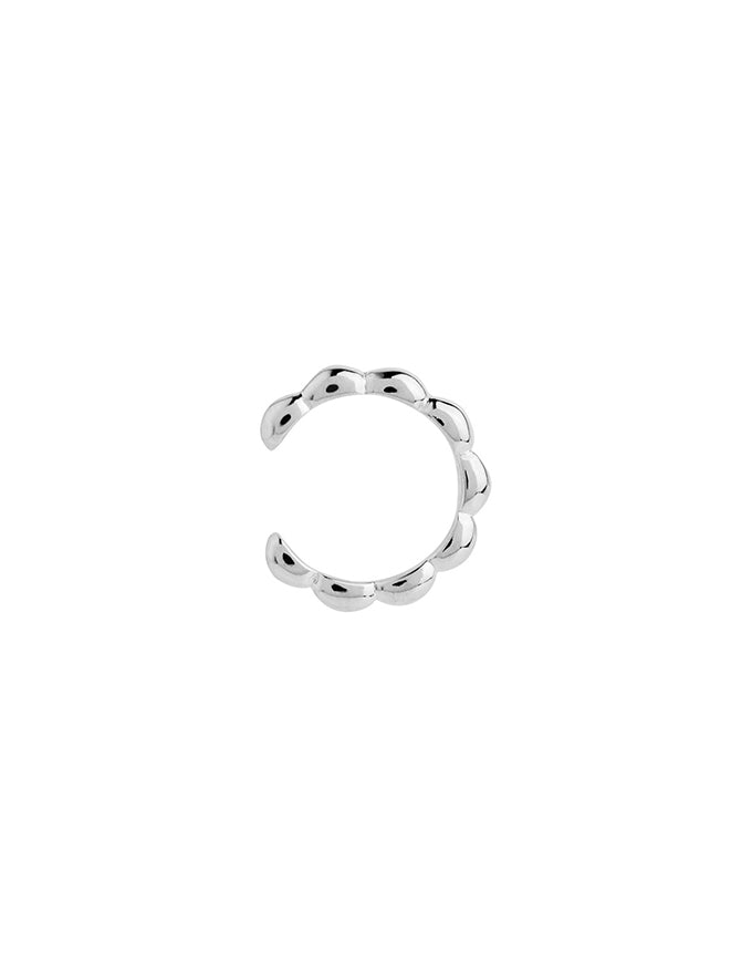 Moonwalk Silver Ear Cuff