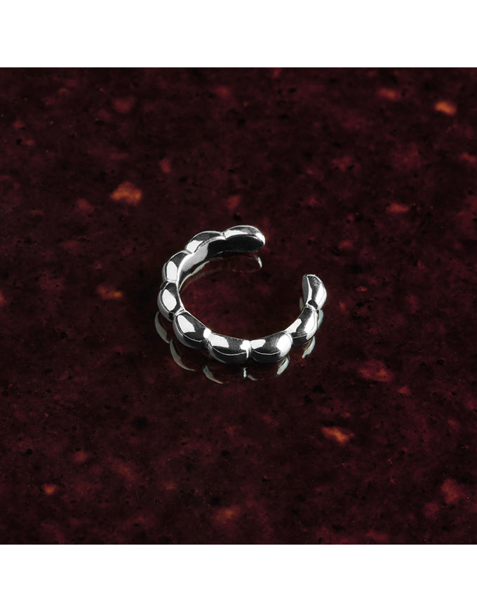 Moonwalk Silver Ear Cuff