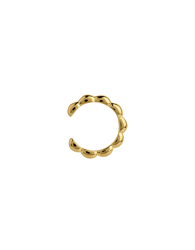 Moonwalk Yellow Gold Ear Cuff