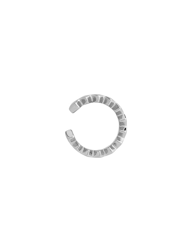 Lattice Ear Cuff Silver