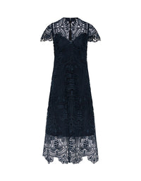 Elise Midi Dress Midnight