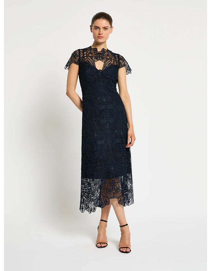 Elise Midi Dress Midnight