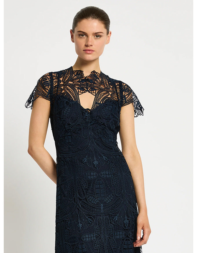 Elise Midi Dress Midnight