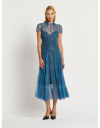 Elsa Midi Dress Cornflower Blue