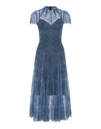 Elsa Midi Dress Cornflower Blue