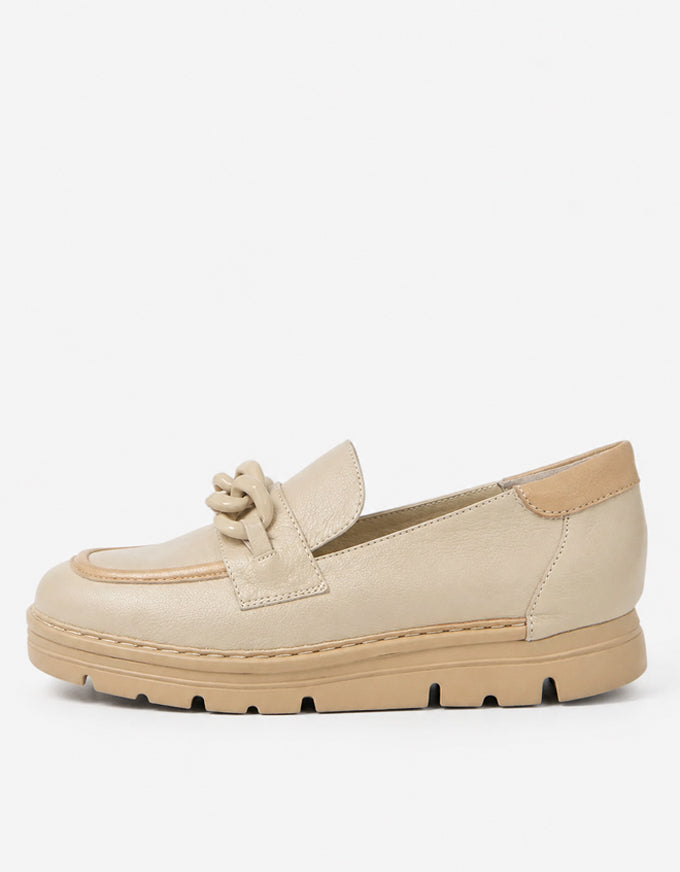 Enna Loafer Almond/Camel