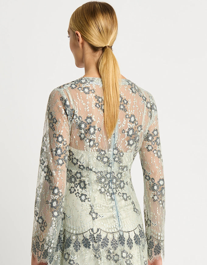 Enya Midi Dress Sage - Australian Made