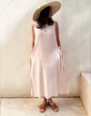 Estella Linen Dress Light Pink