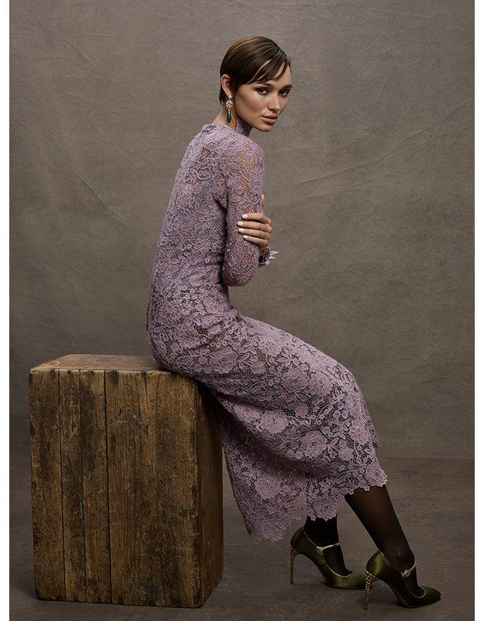 Estelle Midi Dress Lavender