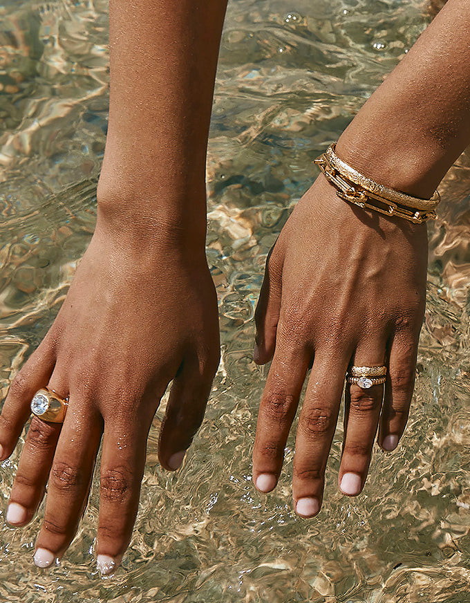Antique Gold Chain Bracelet