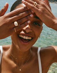 Solitaire Cocktail Ring Gold