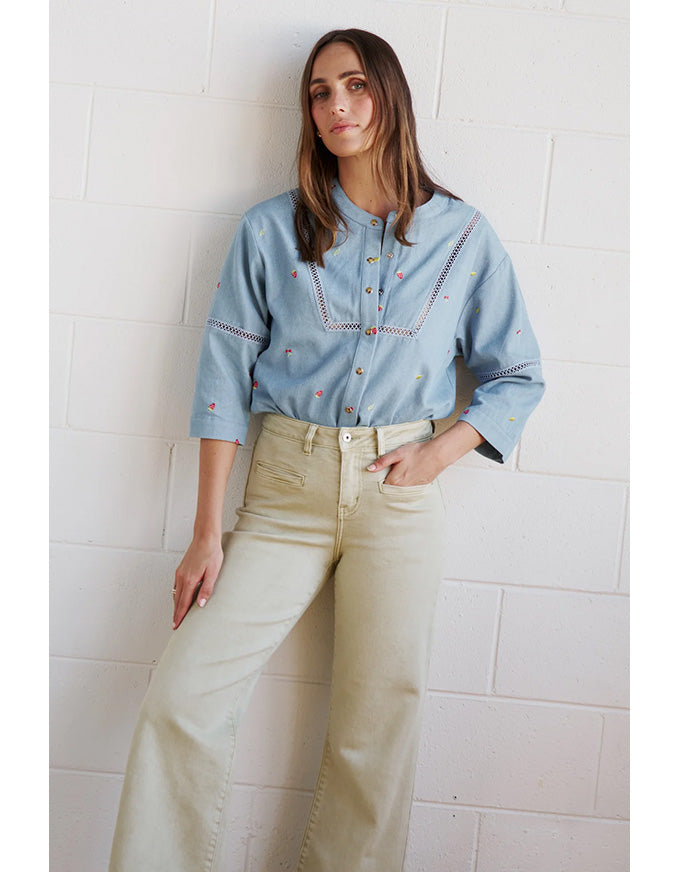 Freya Jean Pistachio Green