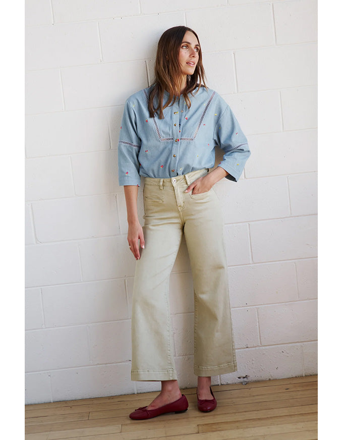 Freya Jean Pistachio Green