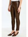 Faux Leather Legging Coffee Bean