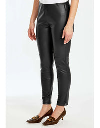 Faux Leather Legging Black