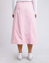 Florence Button Thru Skirt Splendid Pink