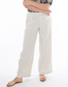 The Fly Front Linen Pant in Flax, from Jump.