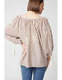 Axelle Blouse Beige/Ecru