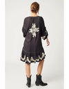 Anouk Dress Black Embroidered