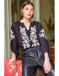 Noemie Blouse Black