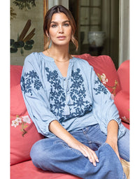 Noemie Blouse Blue