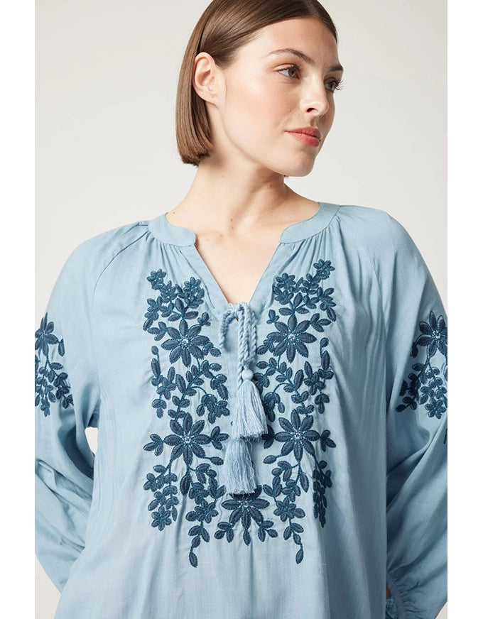 Noemie Blouse Blue