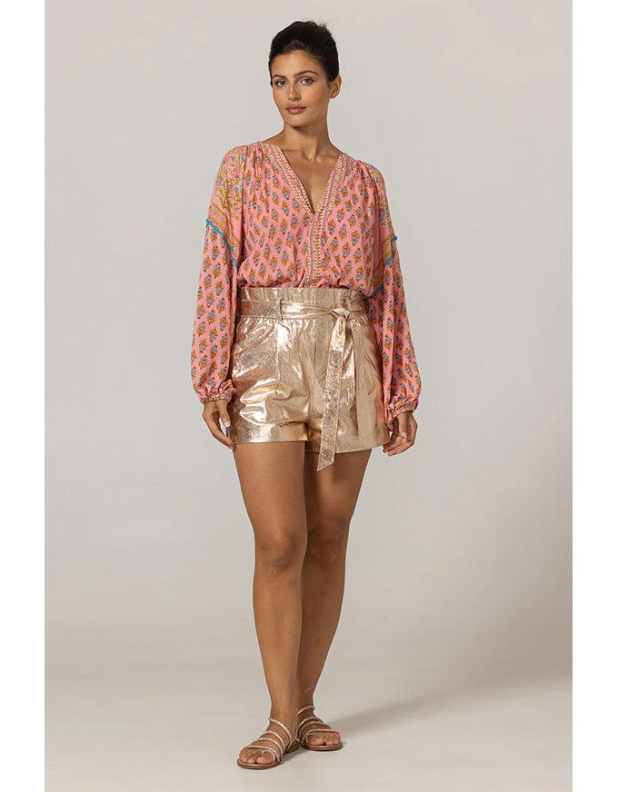 Blouse Karis Pink Paisley