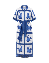 Roam Dress Azure Collage