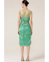 Glistening Tanager Dress Jade Floral