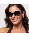 Hallie Sunglasses Black Smoke