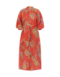 Flourish Dress - Kgari Melon