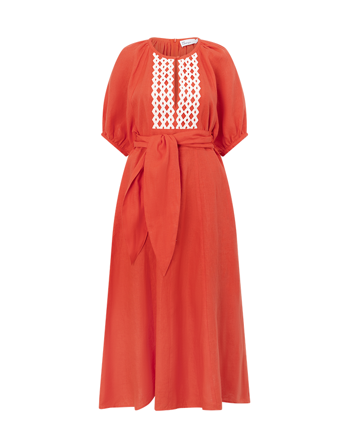 Harvest Dress - Melon