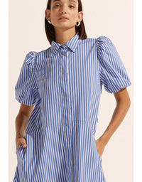 Hark Dress Pacific Stripe Poplin