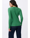 Heather Top Apple Green