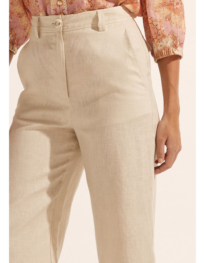 Herald Linen Pant Pebble