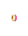 Hot Pink Opal Crystal Huggies