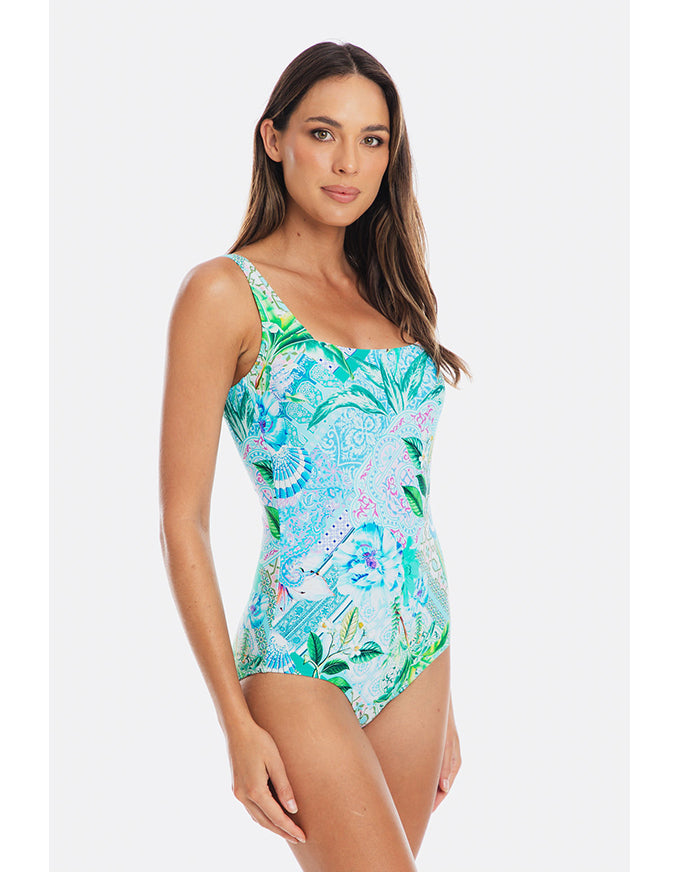 Lucca Square Neck One Piece