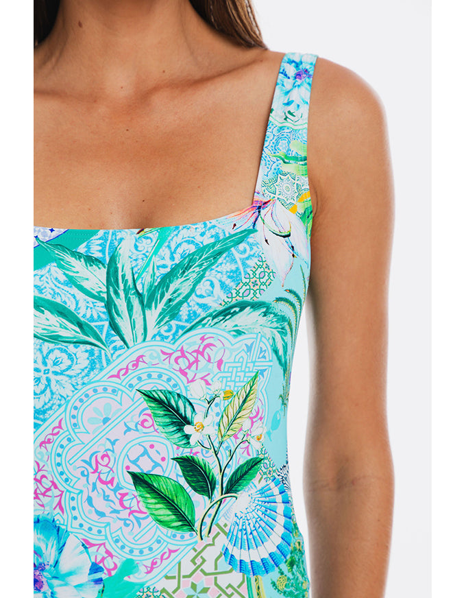 Lucca Square Neck One Piece