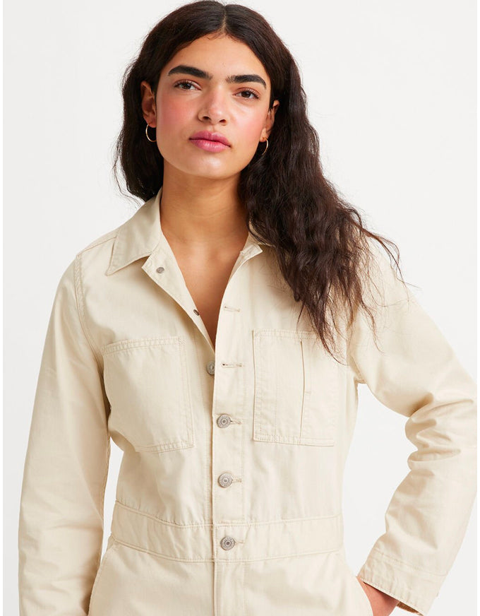 Iconic Jumpsuit Almond Milk